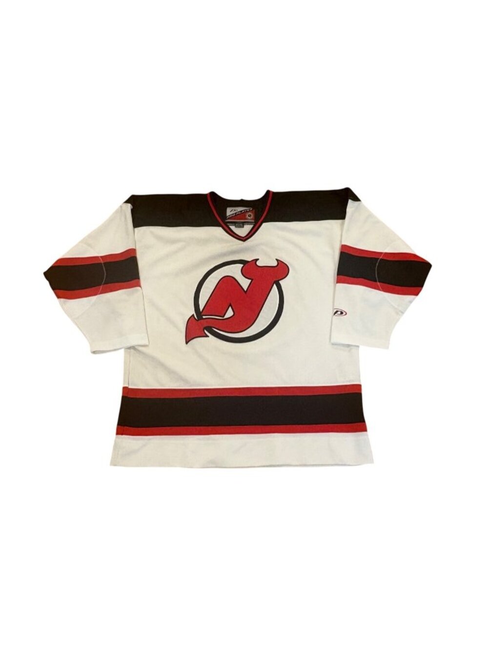 Vintage 90s Pro Player New Jersey Devils Stitched NHL Hockey Jersey Men's Large